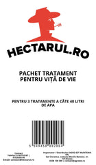 Pachet tratament pentru vita de vie, 4 tratamente x 40 litri de apa