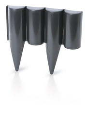 Palisada de gradina 2.5 m, negru