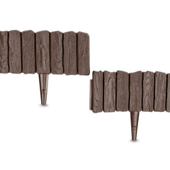 Palisada de gradina, model lemn, 58 cm, maro