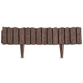 Hectarul - Palisada de gradina, model piatra, 2.38 m, maro
