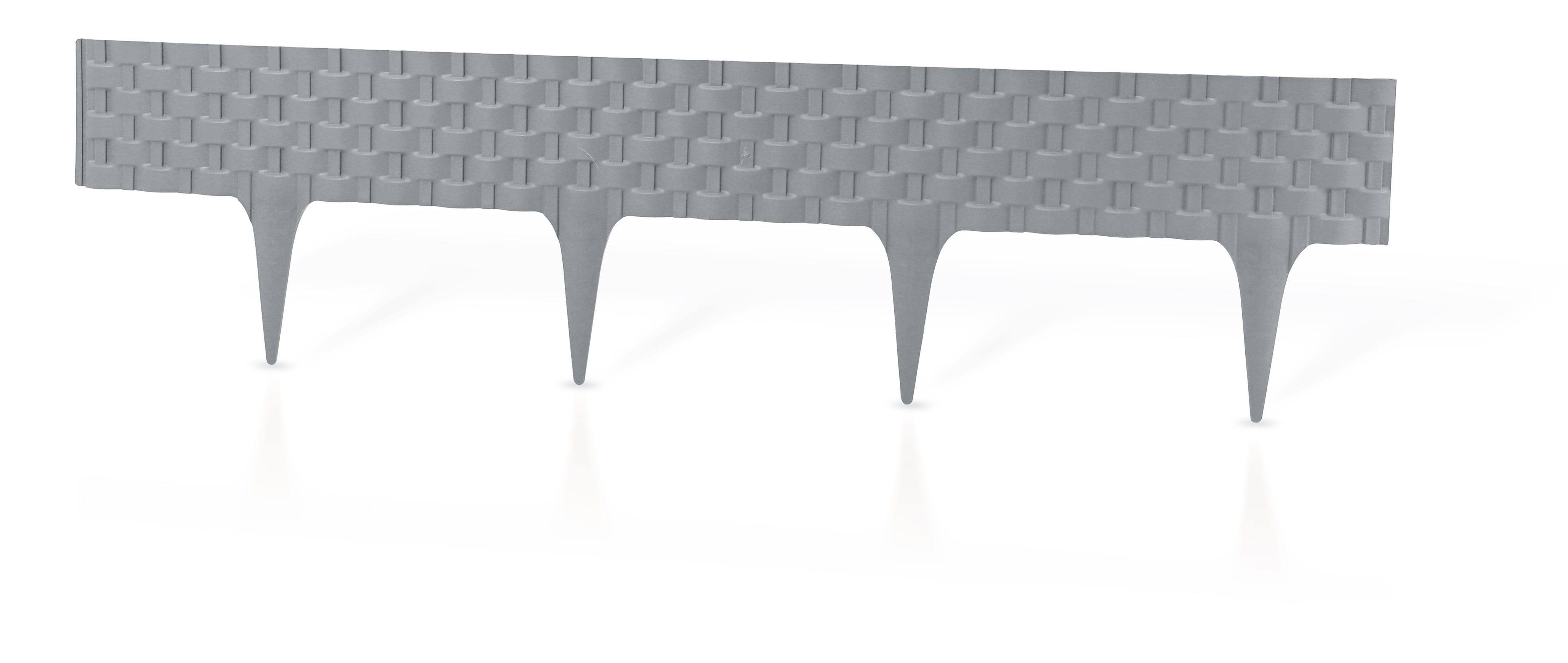 Palisada de gradina ratan,  80 cm, grafit, 1, hectarul.ro