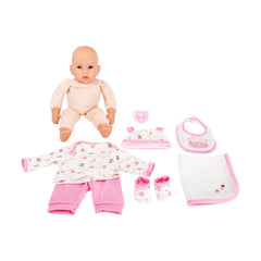 Papusa 40 cm din material plastic si textil Hanna Small Foot