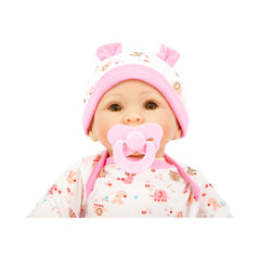 Papusa 40 cm din material plastic si textil Hanna Small Foot