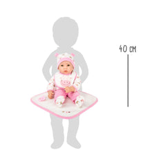 Papusa 40 cm din material plastic si textil Hanna Small Foot