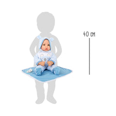 Papusa 40 cm din material plastic si textil Lucas Small Foot