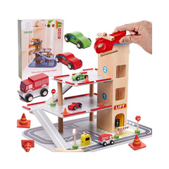 Parcare din lemn tip garaj urban cu mai multe etaje, LULILO