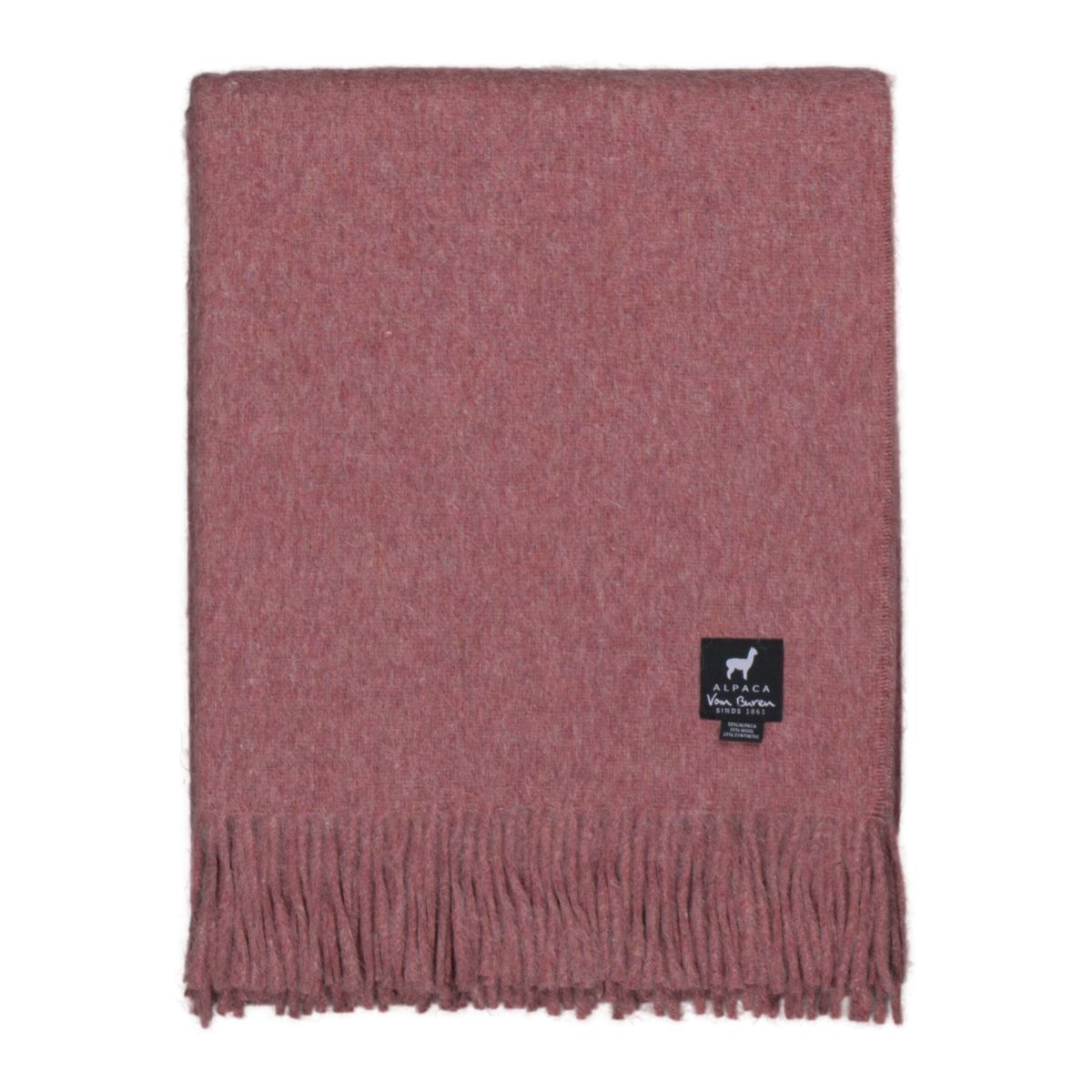 Patura din lana Alpaca, 200x150 cm, Trandafir, 1, hectarul.ro