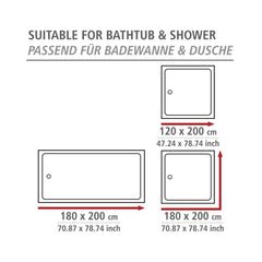 Perdea de dus multicolora din poliester Full Bloom Rollin Art Wenko