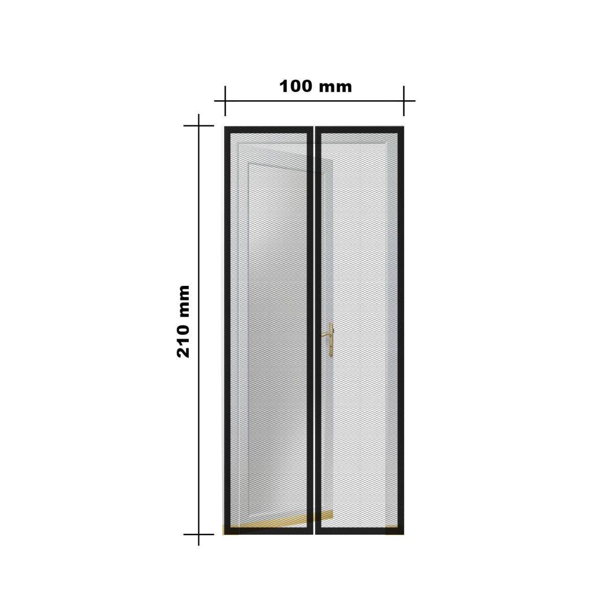 Perdea tip plasa anti-insecte, cu magneti , Grunberg MN003, 1, hectarul.ro