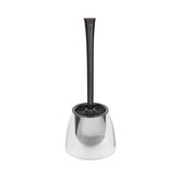 Hectarul - Perie de toaleta din plastic negru/transparent Fiesta Wenko