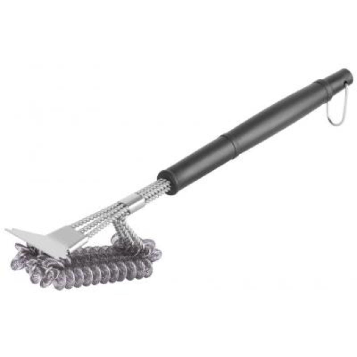 Perie pentru curatat gratar, 2 in 1, sarma si racleta, 1, hectarul.ro