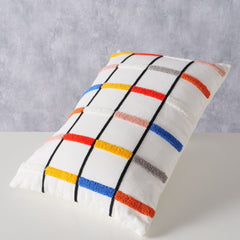 Perna decorativa alb / multicolor 50x30 cm Ilo Boltze