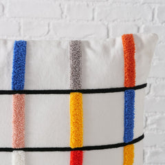Perna decorativa alb / multicolor 50x30 cm Ilo Boltze