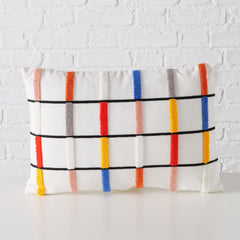Perna decorativa alb / multicolor 50x30 cm Ilo Boltze