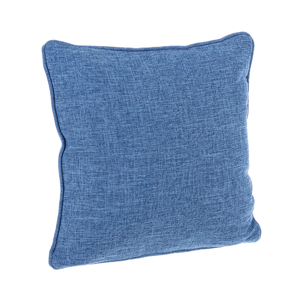 Perna decorativa albastra din poliester 40X40 Stephan Bizzotto, 1, hectarul.ro