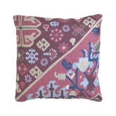 Hectarul - Perna decorativa din bumbac 45X45 cm Raspberry Inart