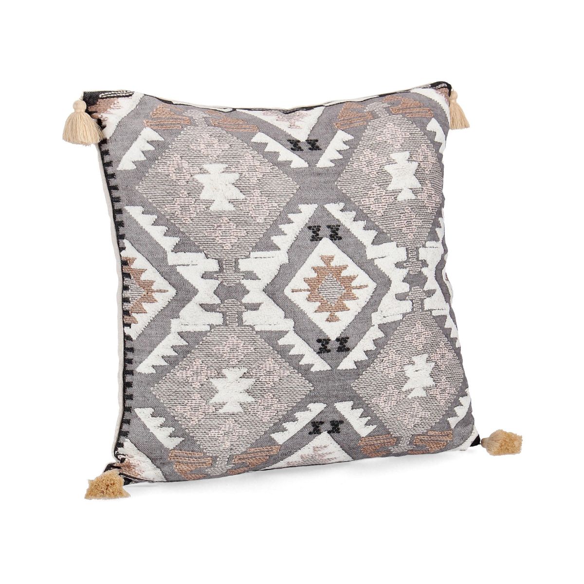 Perna decorativa din poliester 45X45 Ethnic Rhombus Bizzotto, 1, hectarul.ro