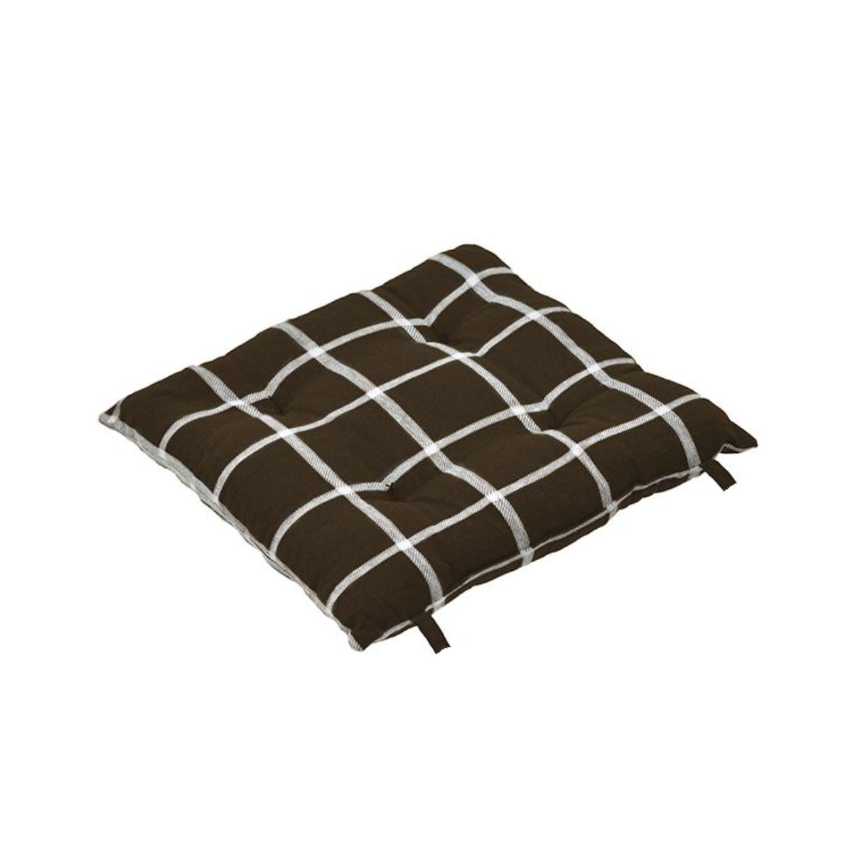 Perna maro inchis din bumbac 40X40 cm Inart, 1, hectarul.ro