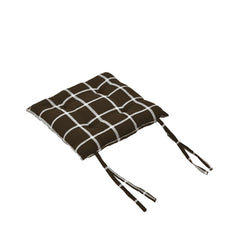 Perna maro inchis din bumbac 40X40 cm Inart