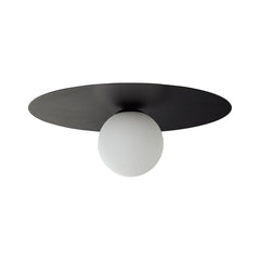 Plafoniera neagra din metal Zon LED Brilliant