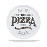 Hectarul - Platou alb din portelan pentru pizza Ø30 cm Hot Cosy&Trendy
