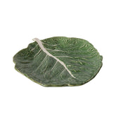 Hectarul - Platou de servire 22,5 x 21 cm din portelan Cabbage Boltze