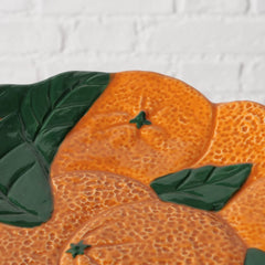 Platou de servire Ø25 cm din ceramica Orange Boltze