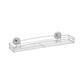 Hectarul - Polita argintie din otel cromat pentru accesorii de baie 52,5 x 8,5 x 16 cm, Maxi Milazzo Wenko