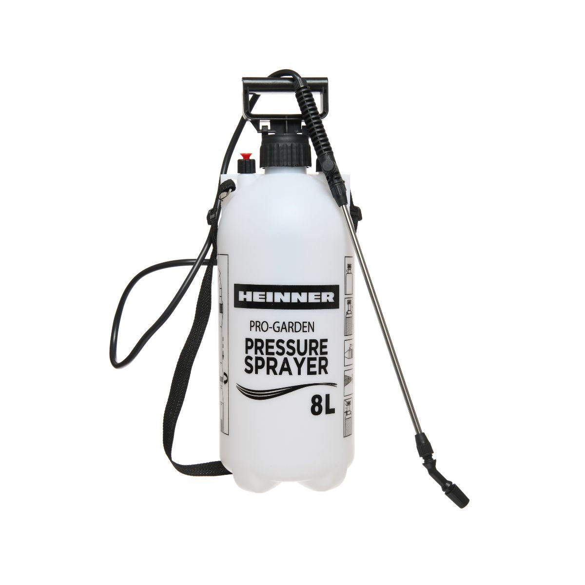 Pompa Manuala de Stropit - Pulverizator Capacitate 8L cu Lance Metalica, Duza Ajustabila si Valva de Presiune, 1, hectarul.ro