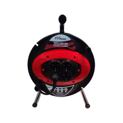 Prelungitor cablu electric pe tambur 20 metri, cu maner, 4 prize, 3 fire x 2.5mm