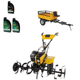 Hectarul - PROMO Motocultor CAMPO 803 cu remorca 500KG si uleiuri ProGarden