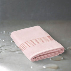 Prosop de baie bumbac 100%, 50x100 cm, Densitate (gr/m2) 460, Maisonette Classy, roz pudra