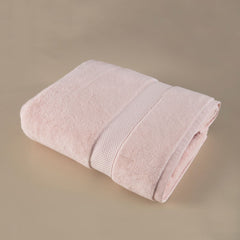 Prosop de baie din bumbac 100%, 41x76 cm, Densitate 650 gr/m², Maisonette Loft, roz pal