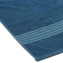 Prosop de baie din bumbac 100%, 50x100 cm, Densitate 460 gr/m², Maisonette Classy, bleu inchis