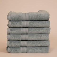 Prosop de baie din bumbac 100%, 50X100 cm, Densitate 550 gr/m², Maisonette Pure, bleu