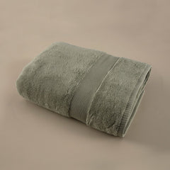 Prosop de baie din bumbac 100%, 50X100 cm, Densitate 550 gr/m², Maisonette Pure, verde oliv