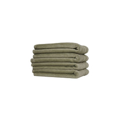Prosop de baie din bumbac 100%, 50X100 cm, Densitate 550 gr/m², Maisonette Pure, verde oliv