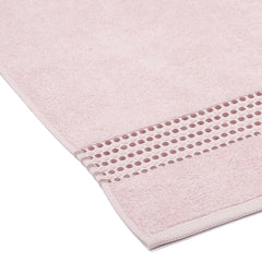 Prosop de baie din bumbac 100%, 70x140 cm, Densitate 460 gr/m², Maisonette Classy, roz pudra