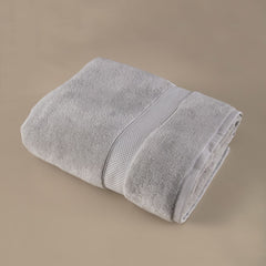 Prosop de baie din bumbac 100%, 76x147 cm, Densitate 700 gr/m², Maisonette Loft, gri silver