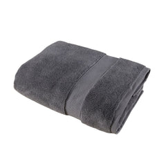Prosop de baie din bumbac 100%, 76x147 cm, Densitate 700 gr/m², Maisonette Loft, gri