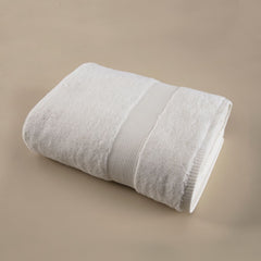 Prosop de baie din bumbac 100%, 90X150 cm, Densitate 550 gr/m², Maisonette Pure, crem ivory