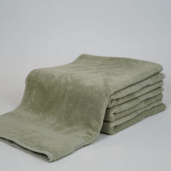 Prosop de baie din bumbac 100%, 90X150 cm, Densitate 550 gr/m², Maisonette Pure, verde oliv