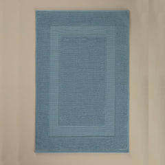 Prosop de baie din bumbac 100%, pentru picioare, 60X95 cm, Densitate 1000 gr/m², Maisonette Pure Tubemat, bleu