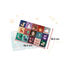 Puzzle cuburi din lemn educativ, masini, 181 buc