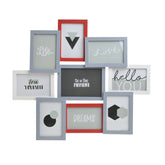 Hectarul - Rama colaj 9 fotografii alb/ negru 58x3x50 cm