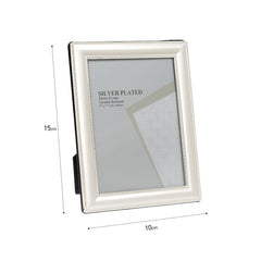 Rama foto argintiu metalizat 10x15 cm