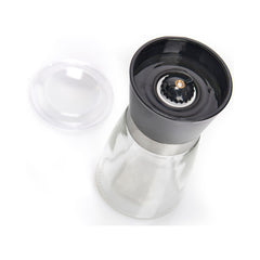 Rasnita pentru sare si piper, din sticla, plastic si inox, 160 ml, Salt/Pepper Grinder Zeller