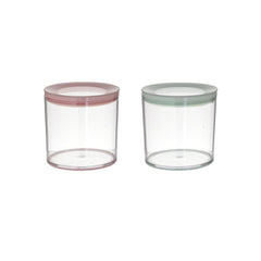 Recipient de depozitare alimente, 2 culori, 0,8l, 10x10x10,5