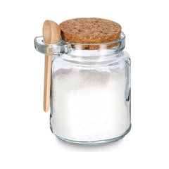 Recipient de depozitare cu lingurita, din sticla, 240 ml, Storage Glass Zeller