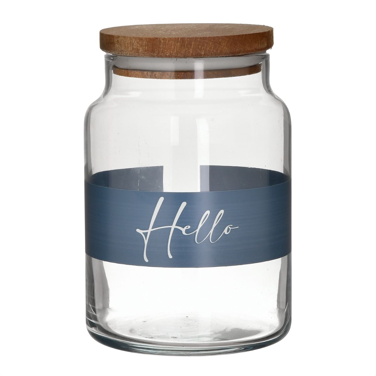 Recipient depozitare alimente din sticla cu capac, 890ml, Φ10x15 cm, 1, hectarul.ro